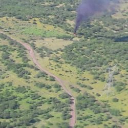 Derriban delincuentes helicóptero de la PGJE; mueren el piloto y cuatro ministeriales