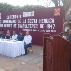 Los mexicanos deben combatir a quienes atentan contra la paz: Cor. Paul Alberto Ravielo Gomez