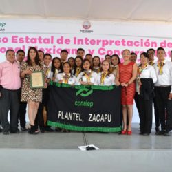 Fomentan respeto por los símbolos patrios entre comunidad Conalep