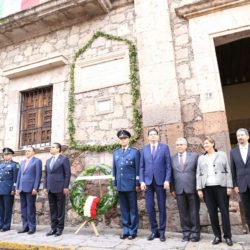 Silvano Aureoles y Salvador Cienfuegos encabezan festejos por natalicio CCLI del Siervo de la Nación,