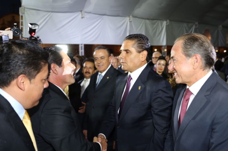 Acude Gobernador a primer informe del Presidente Municipal de San Luis Potosí .