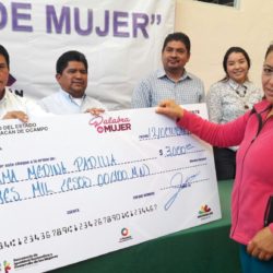 Entregan microcréditos de Palabra de Mujer en el Oriente michoacano