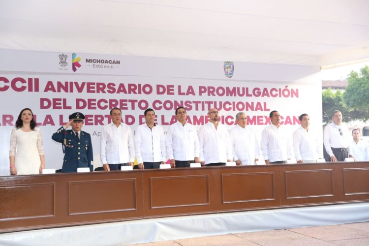 Conmemora Gobernador CCII aniversario de la promulgación de la Constitución de Apatzingán