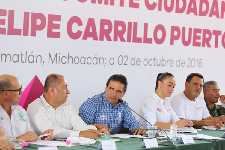 Preside Gobernador 2a Reunión con el Comité Ciudadano de Felipe Carrillo, municipio de Buenavista.