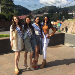 Graban participantes de Miss México promocionales de Michoacán.
