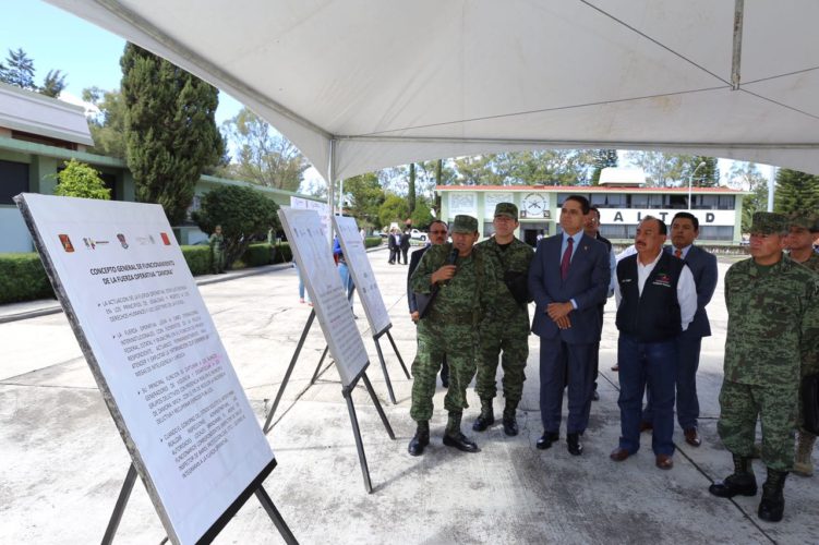 Encabeza Gobernador supervisión de la Base de Operaciones Mixtas de Zamora