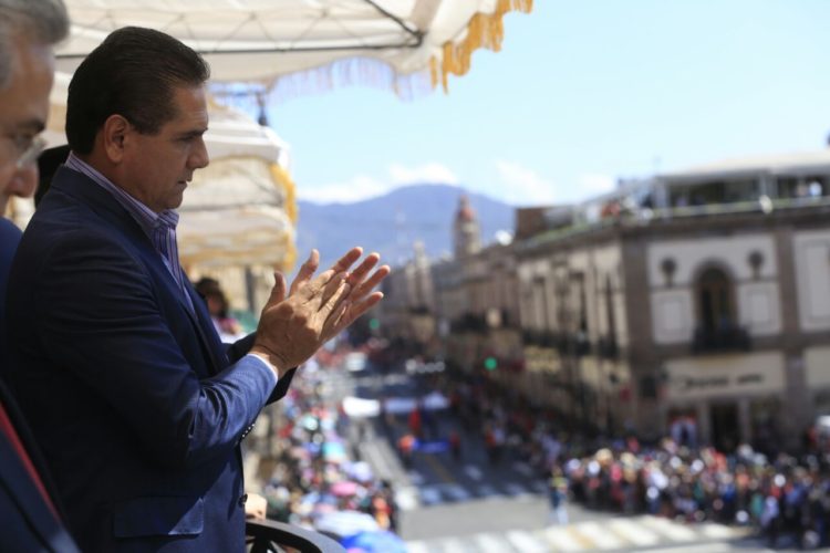 Presencia Gobernador desfile por el 106 aniversario de la Revolución Mexicana