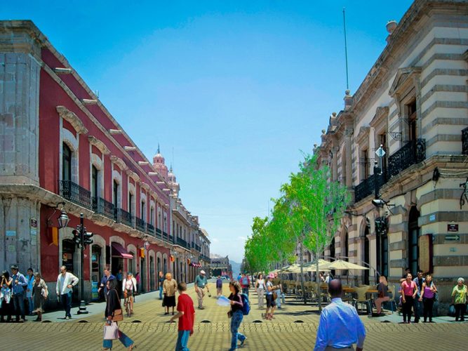 Peatonalización del Centro Histórico de Morelia