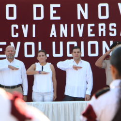 Conmemoración por los 106 años de la Revolución Mexicana