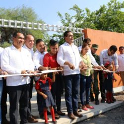 Inaugura Gobernador obras educativas y evalúa avances en Úspero, municipio de Parácuaro
