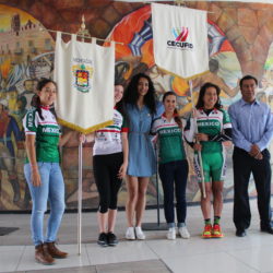 Abandera Cecufid a seleccionadas nacionales rumbo al Panamericano de Ciclismo