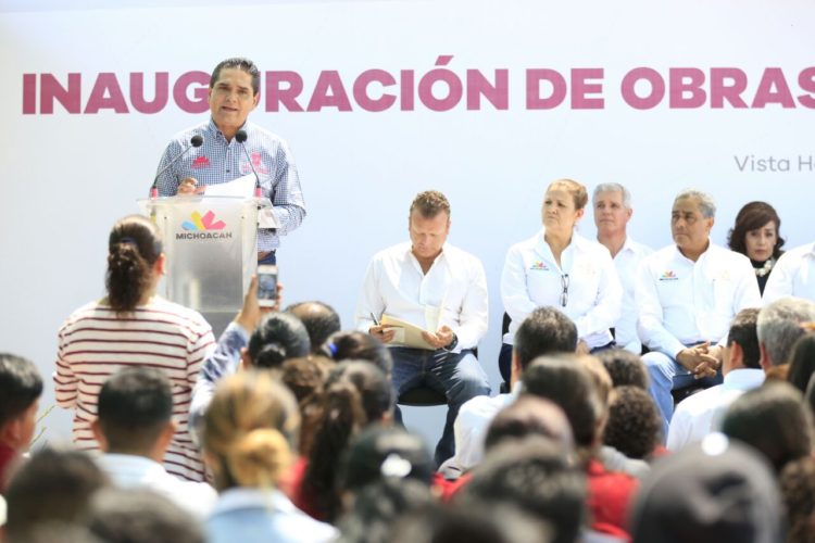 Trabajo conjunto para que Vista Hermosa salga adelante: Silvano Aureoles