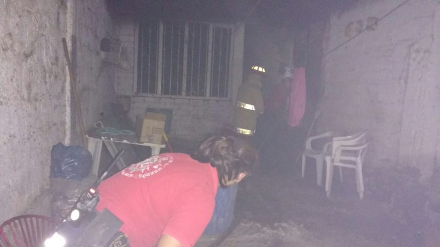 Se quema casa por clrto circuito