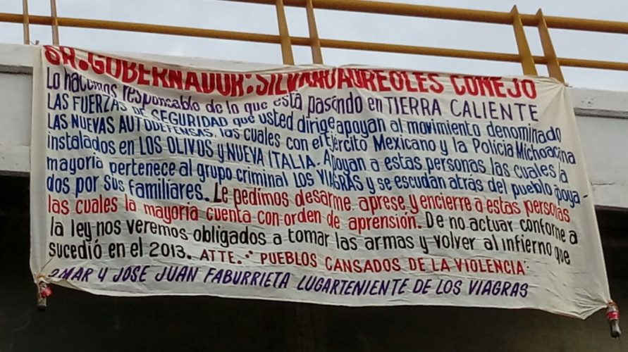 Amenazan con un levantamiento armado, en municipio de Múgica