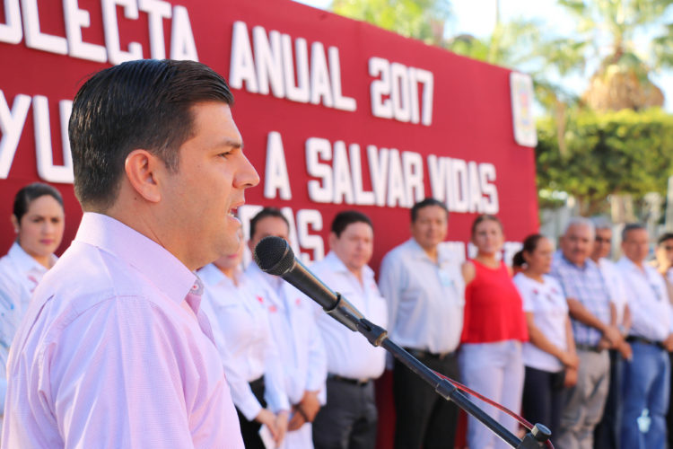 César Chávez convoca apoyar a la Cruz Roja: arranca Colecta Anual