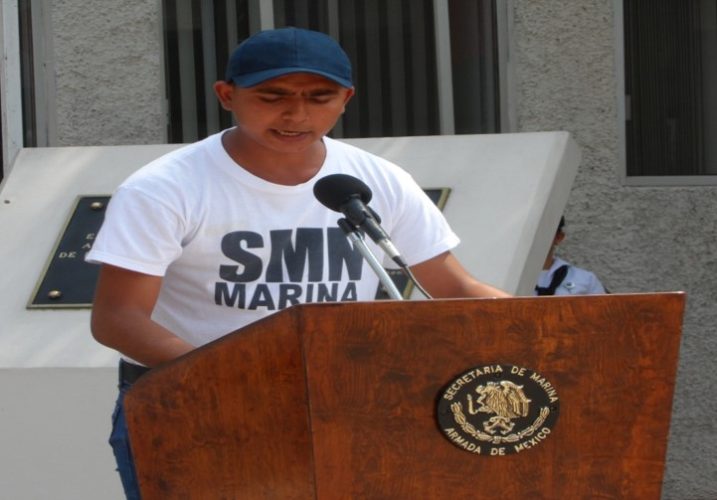 La Armada de México realiza Ceremonia de Toma de Protesta de Bandera para los conscriptos SMN clase 1998, anticipados, remisos y mujeres voluntarias