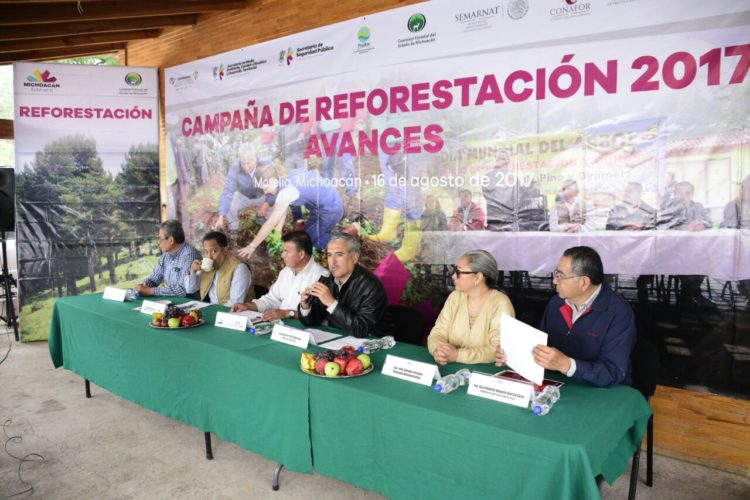 Avanza Campaña de Reforestación 2017 con éxito