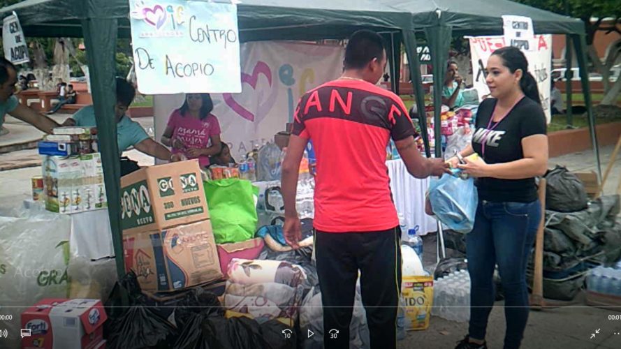 Se solidarizan apatzinguenses con desgracia de capitalinos