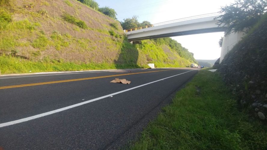 Dejan cuerpo desmembrado sobre la autopista Siglo XXI