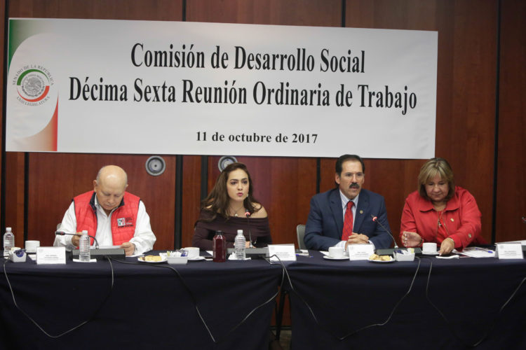 Preside Iris Vianey XVI Reunión de Comisiómn de Desarrollo Social del Senado