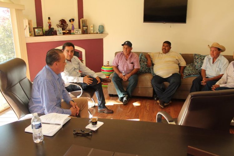 Sergio Ochoa gestiona apoyos ante la Sedrua