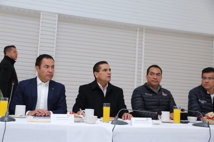 Revisa Gobernador estrategia de seguridad en región Zitácuaro