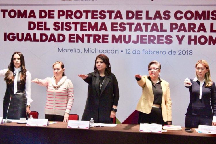 Instalan comisiones del Sistema Estatal de Igualdad entre Mujeres y Hombres