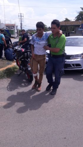 Heridos al chocar cuando huían de PM
