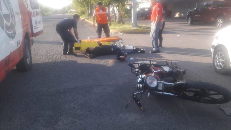 Motociclista arrollado