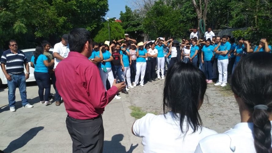 Realizan en la Escuela de Enfermería simulacro de temblor