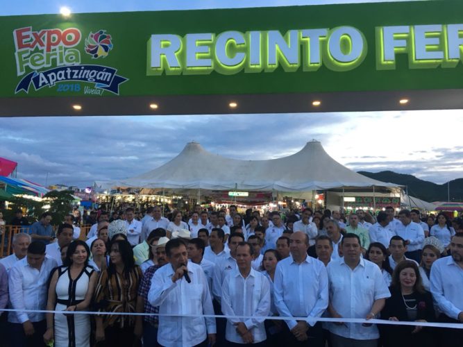 Inauguran Expo Octubrina Apatzingán 2018