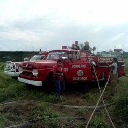 Se registra incendio en lote baldío de NI