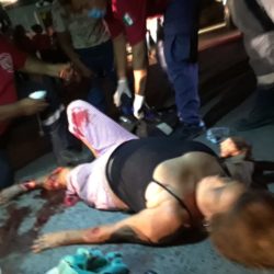 Motociclista arrolla a mujer y se da a la fuga