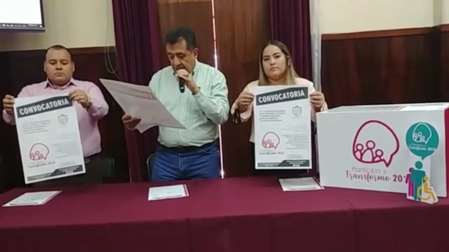 Inicia la consulta "Participo y Transformo 2018"