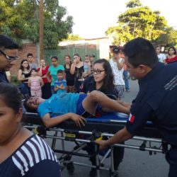 Conductor arrolla a menor y se hace responsable