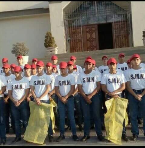 Entrega de cartillas del SMN clase 1999, en Nueva Italia