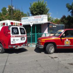 Se quema jardín de niños Lázaro Cárdenas de Apatzingán,