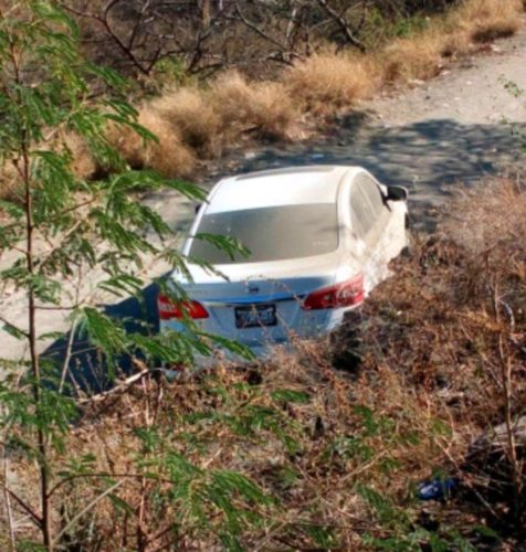PM asegura auto con reporte de robo