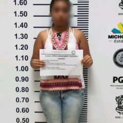 Implicada en cuantioso robo, es detenida en Apatzingán 
