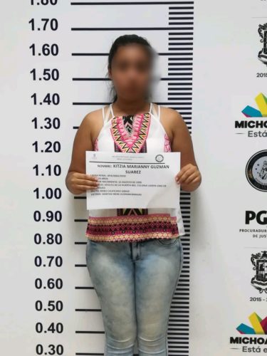 Implicada en cuantioso robo, es detenida en Apatzingán