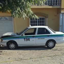 ¡Taxista asesinado!