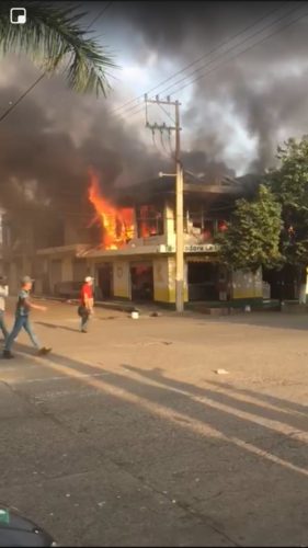 Se incendia tortilleria; por posible corto Circuito