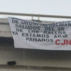 Amanece Uruapan con narcomantas