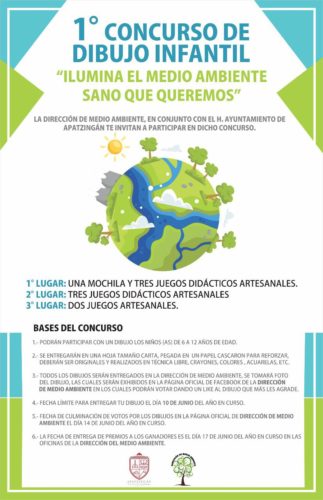 Convocan a concurso de dibujo sobre el cuidado del medio ambiente