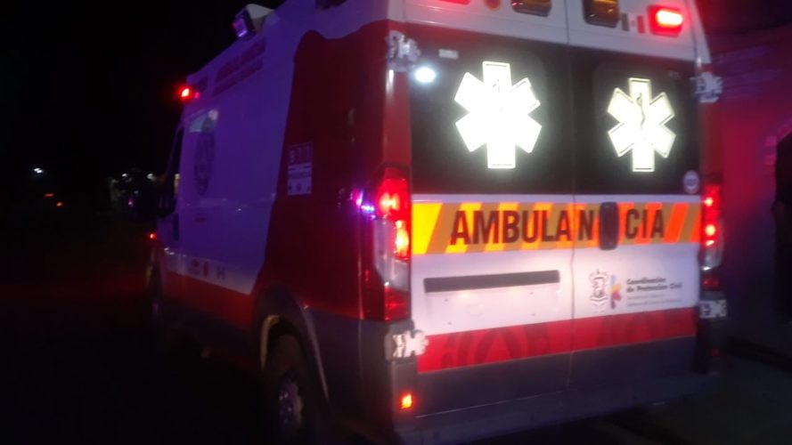 Balean a hombre; está grave