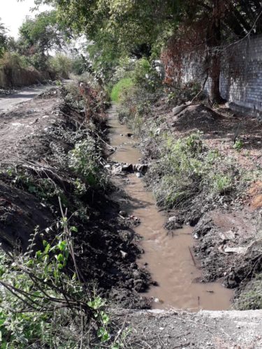 Concluyen trabajos de limpieza en canales de Nueva Italia
