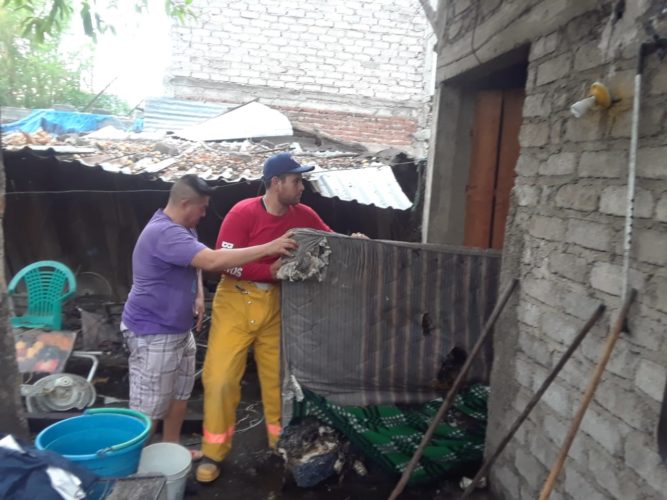 Se incendia vivienda en la colonia Morelos