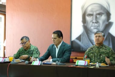Insiste Silvano en que delitos "seguirán" a la baja