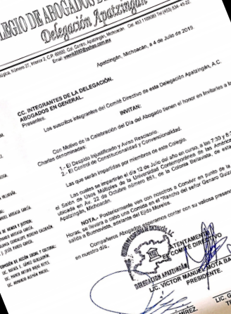 Anuncia el Colegio de Abogados conferencias en la UCLA