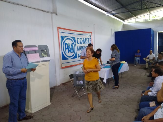 Omar Barajas, electo para dirigir al PAN, en Apatzingán